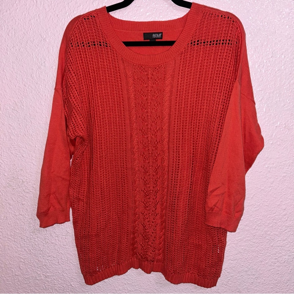 a.n.a Vibrant Red Sweater
